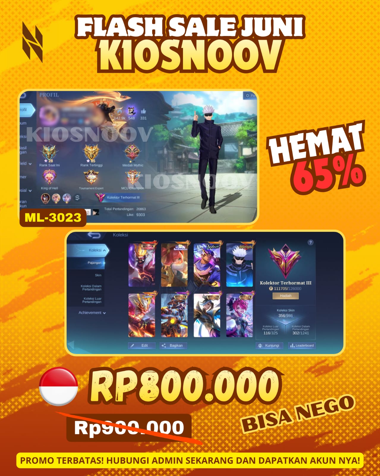 FRANCO LEGEND, LING COLLECTOR,YSS COLLECTOR