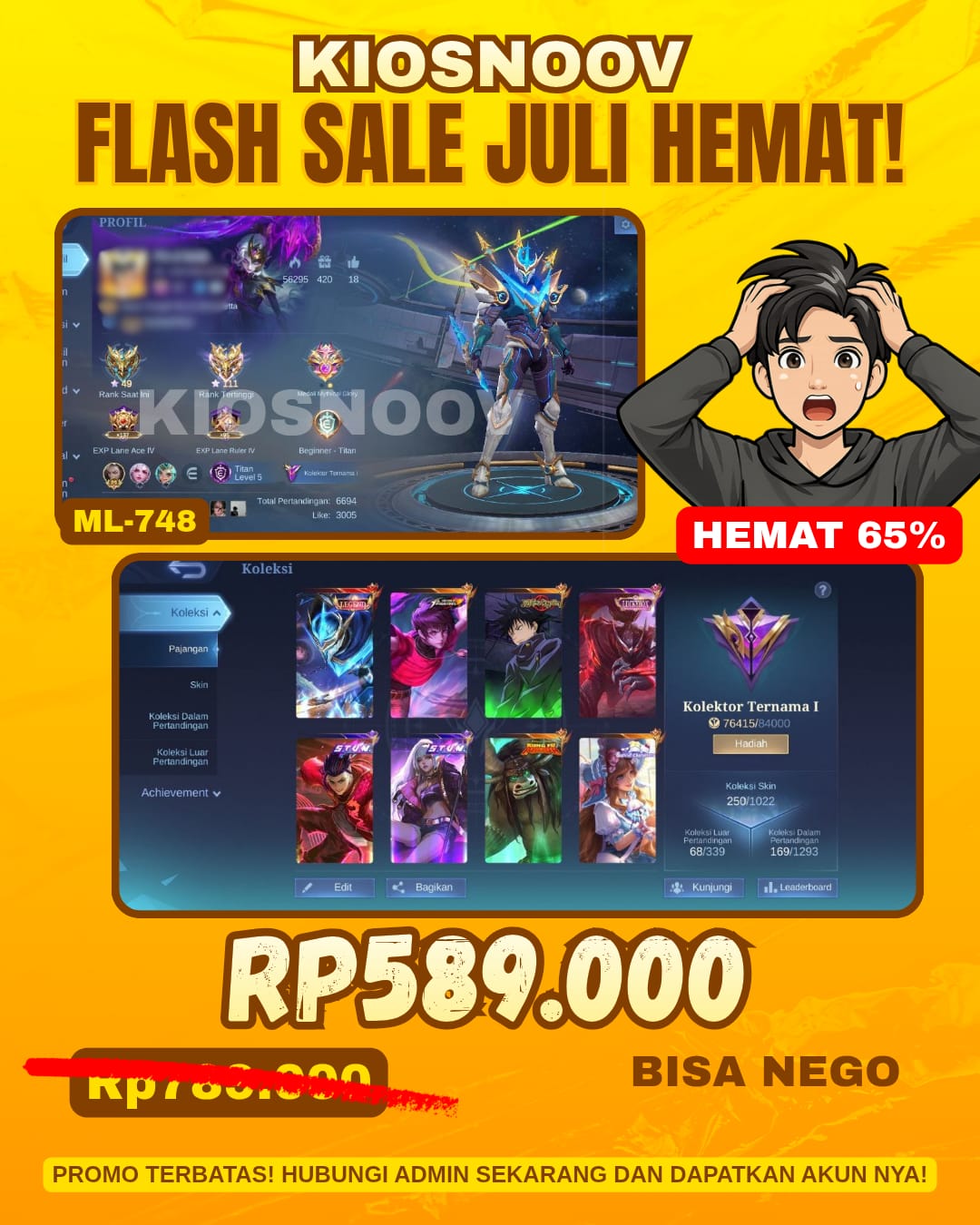 GUSION LEGEND, DYROT KOF, JULIAN JJK