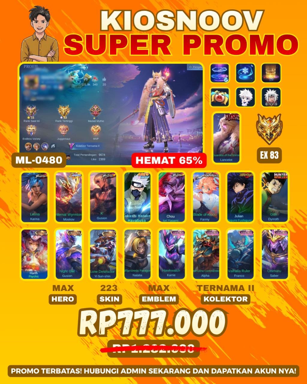 LANCE KISHIN,HAYA KAKASHI,FANNY ASPIRANT