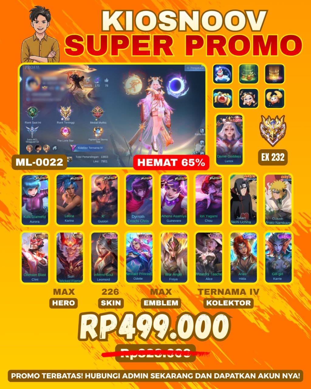 LUNOX LEGEND,GS MINATO,JULIAN ITACHI