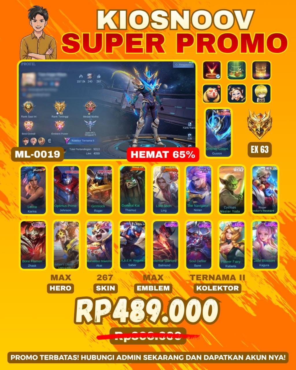 GS LEGEND,NOLAN NEXUS,ROGER METROZERO
