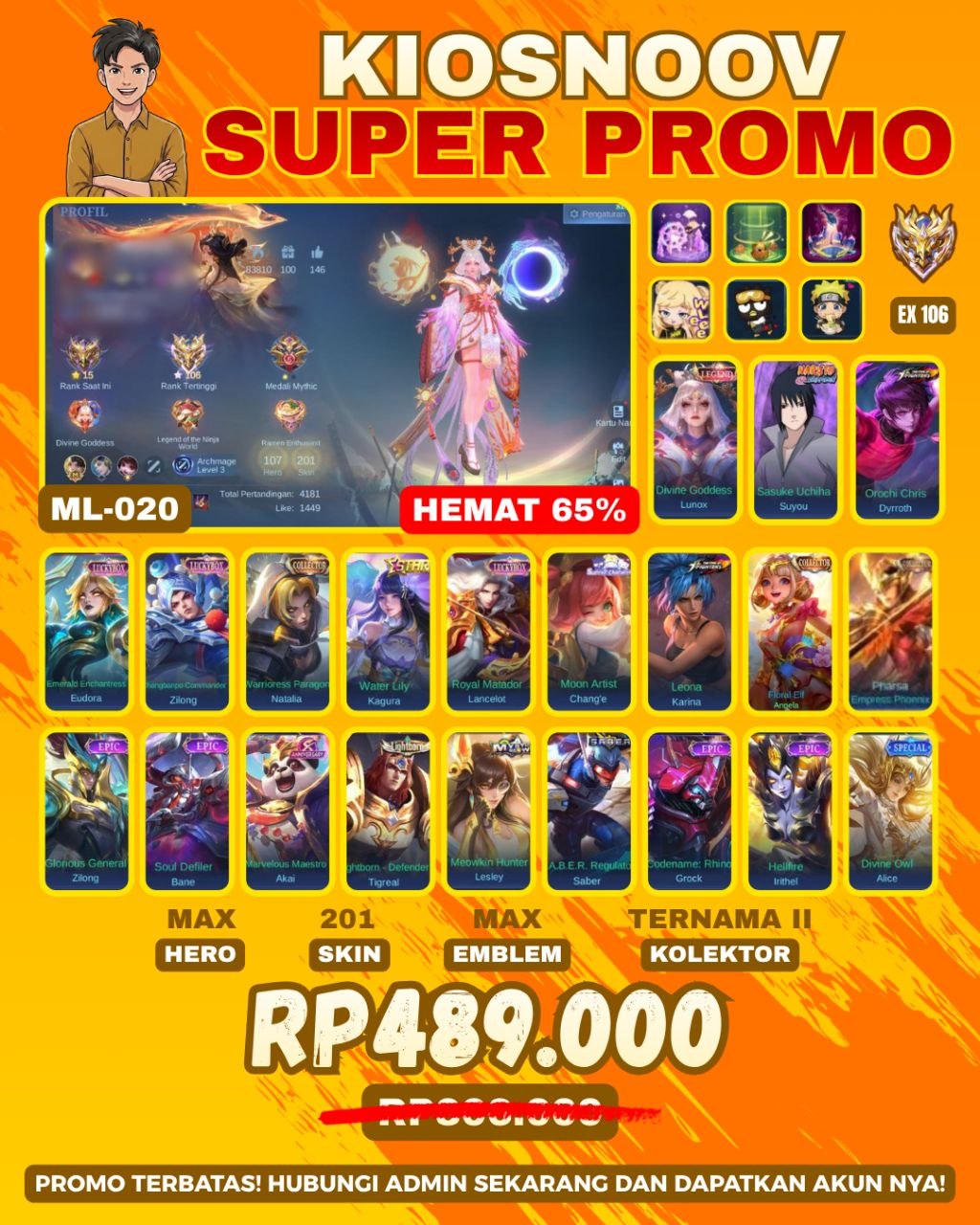 LUNOX LEGEND,SUYOU SASUKE, ANGELA CC